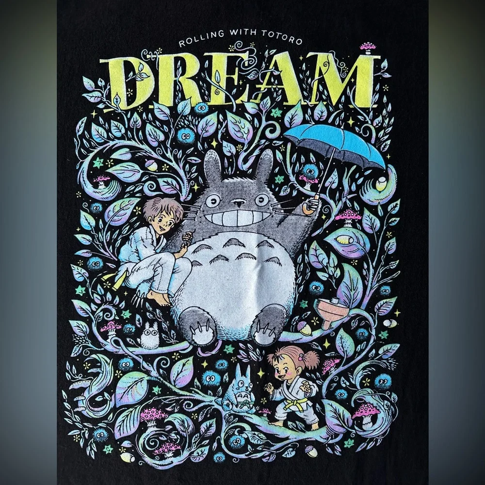 Rolling With Totoro Dream Graphic T-Shirt - Picture 4 of 6